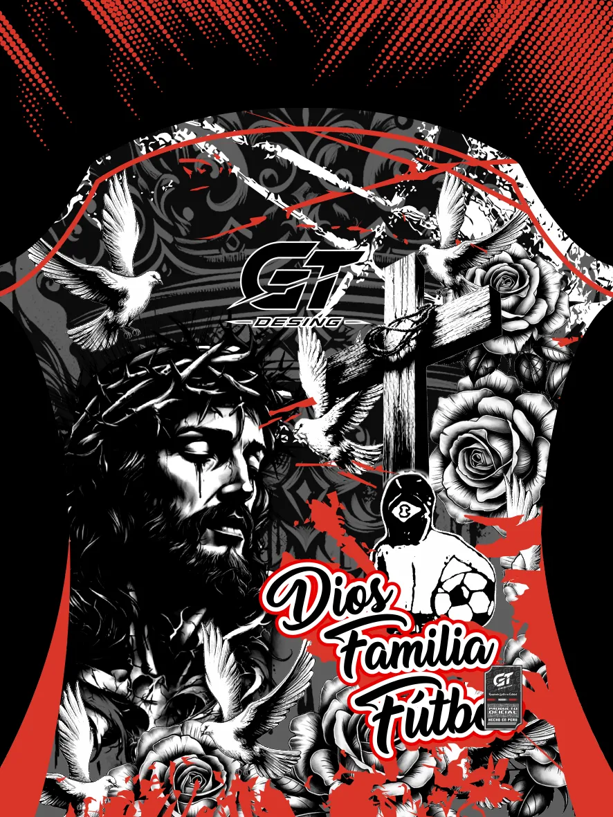 Jersey Cristo red_Black